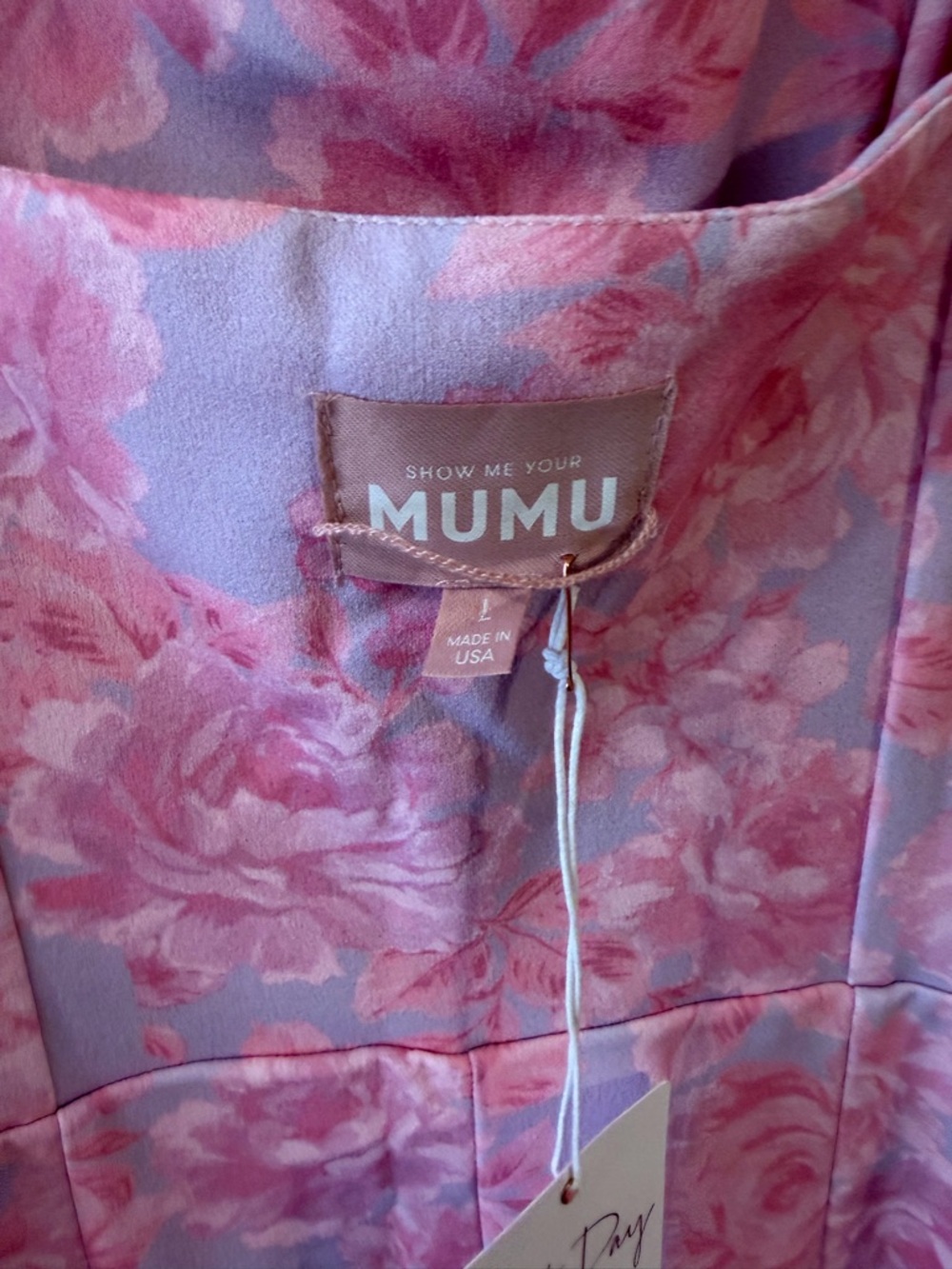 Show Me Your MuMu Pink Floral Maxi Dress - Picture 3 of 4